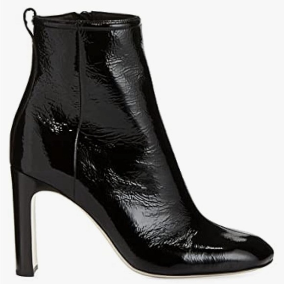 Rag and Bone Ellis Black Patent Leather Boots Ankle Booties - Picture 4 of 15